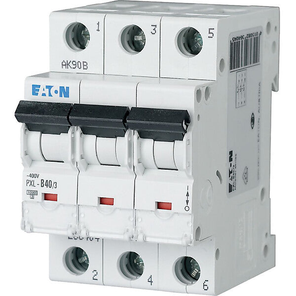 Eaton LS-Schalter m.Beschrift. B 40A, 3p PXL-B40/3